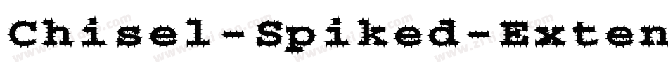 Chisel-Spiked-Extended Normal字体转换